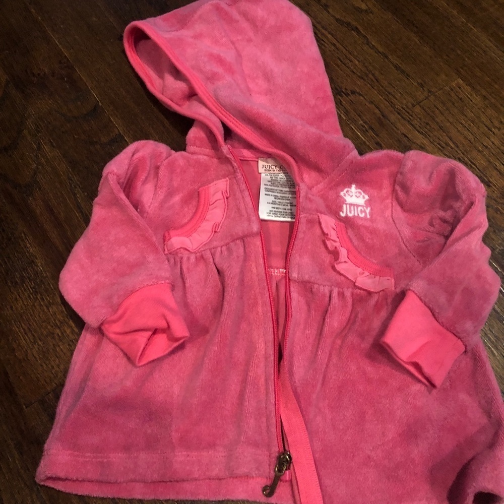 Juicy couture 6-9 month hoodie 💗💝👸🏼
